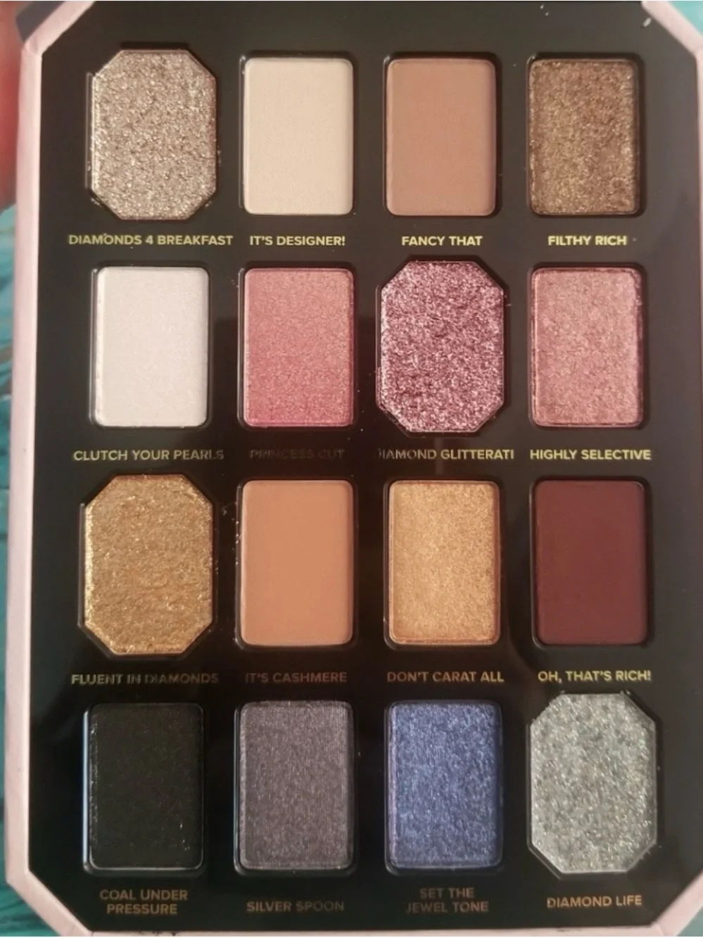 Too Faced Pink and Gold Pretty Rich Compact